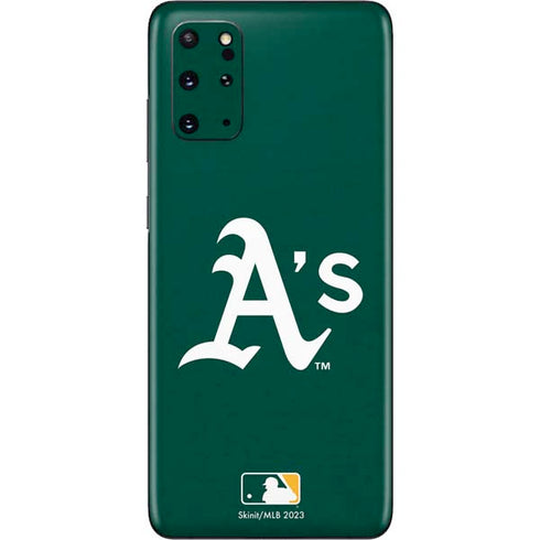 MLB Oakland Athletics - Solid Distressed Galaxy S20 Plus Skin