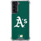 MLB Oakland Athletics - Solid Distressed Galaxy S21 5G Clear Case