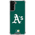 MLB Oakland Athletics - Solid Distressed Galaxy S21 FE Clear Case