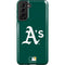MLB Oakland Athletics - Solid Distressed Galaxy S21 FE Pro Case