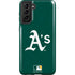 MLB Oakland Athletics - Solid Distressed Galaxy S21 FE Pro Case