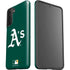 MLB Oakland Athletics - Solid Distressed Galaxy S21 FE Pro Case
