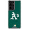 MLB Oakland Athletics - Solid Distressed Galaxy S21 Ultra 5G Clear Case