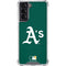 MLB Oakland Athletics - Solid Distressed Galaxy S22 Clear Case
