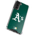 MLB Oakland Athletics - Solid Distressed Galaxy S22 Clear Case