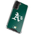 MLB Oakland Athletics - Solid Distressed Galaxy S22 Plus Clear Case