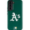 MLB Oakland Athletics - Solid Distressed Galaxy S22 Pro Case