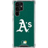 MLB Oakland Athletics - Solid Distressed Galaxy S22 Ultra Clear Case