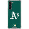 MLB Oakland Athletics - Solid Distressed Galaxy S23 Plus Clear Case