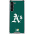 MLB Oakland Athletics - Solid Distressed Galaxy S23 Plus Clear Case