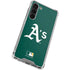 MLB Oakland Athletics - Solid Distressed Galaxy S23 Plus Clear Case