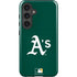 MLB Oakland Athletics - Solid Distressed Galaxy S24 Impact Case