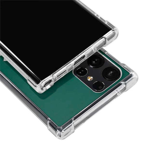 MLB Oakland Athletics - Solid Distressed Galaxy S24 Ultra Clear Case