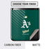 MLB Oakland Athletics - Solid Distressed Galaxy Z Flip Skin