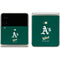 MLB Oakland Athletics - Solid Distressed Galaxy Z Flip3 5G Skin