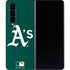 MLB Oakland Athletics - Solid Distressed Galaxy Z Fold4 5G Skin