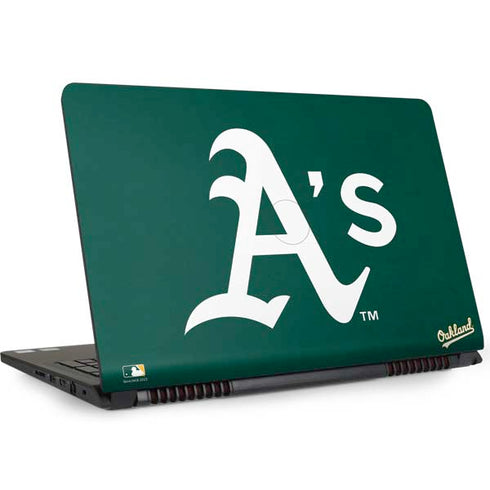 MLB Oakland Athletics - Solid Distressed Dell Inspiron Skin