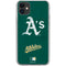 MLB Oakland Athletics - Solid Distressed iPhone 11 Clear Case