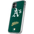 MLB Oakland Athletics - Solid Distressed iPhone 11 Clear Case