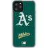 MLB Oakland Athletics - Solid Distressed iPhone 11 Pro Clear Case