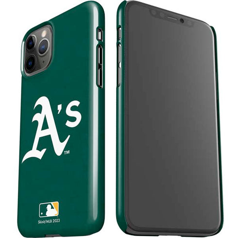 MLB Oakland Athletics - Solid Distressed iPhone 11 Pro Lite Case