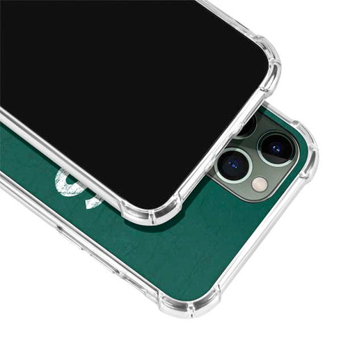 MLB Oakland Athletics - Solid Distressed iPhone 11 Pro Max Clear Case
