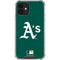 MLB Oakland Athletics - Solid Distressed iPhone 12 Clear Case