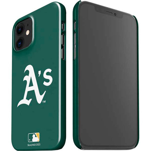 MLB Oakland Athletics - Solid Distressed iPhone 12 Mini Lite Case