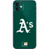 MLB Oakland Athletics - Solid Distressed iPhone 12 Mini Skin