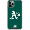 MLB Oakland Athletics - Solid Distressed iPhone 12 Pro Clear Case