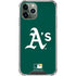MLB Oakland Athletics - Solid Distressed iPhone 12 Pro Clear Case