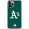 MLB Oakland Athletics - Solid Distressed iPhone 12 Pro Max Clear Case