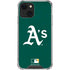 MLB Oakland Athletics - Solid Distressed iPhone 13 Clear Case