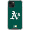 MLB Oakland Athletics - Solid Distressed iPhone 13 Mini Clear Case