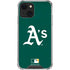MLB Oakland Athletics - Solid Distressed iPhone 13 Mini Clear Case
