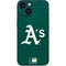 MLB Oakland Athletics - Solid Distressed iPhone 13 Mini Skin