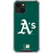 MLB Oakland Athletics - Solid Distressed iPhone 14 Clear Case