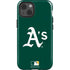 MLB Oakland Athletics - Solid Distressed iPhone 15 Impact Case