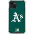 MLB Oakland Athletics - Solid Distressed iPhone 15 Plus Clear Case
