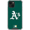 MLB Oakland Athletics - Solid Distressed iPhone 14 Plus Clear Case