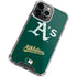 MLB Oakland Athletics - Solid Distressed iPhone 14 Pro Clear Case