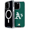 MLB Oakland Athletics - Solid Distressed iPhone 15 Pro MagSafe Case