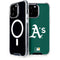 MLB Oakland Athletics - Solid Distressed iPhone 14 Pro Max MagSafe Case