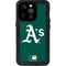 MLB Oakland Athletics - Solid Distressed iPhone 14 Pro Waterproof Case