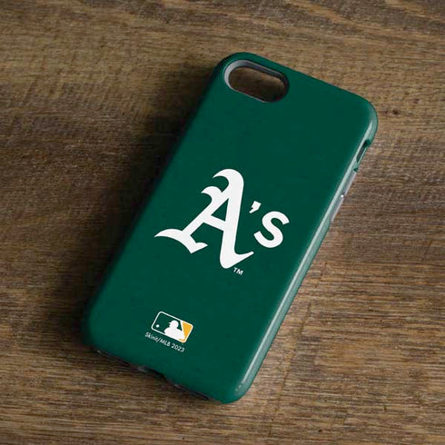 MLB Oakland Athletics - Solid Distressed iPhone 7 Pro Case