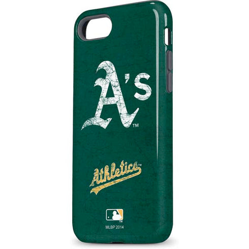 MLB Oakland Athletics - Solid Distressed iPhone 8 Pro Case