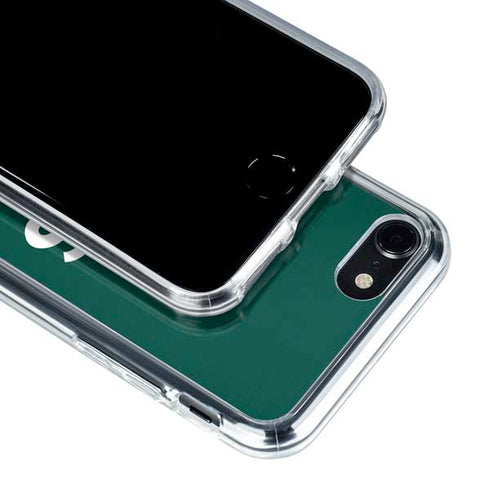 MLB Oakland Athletics - Solid Distressed iPhone SE (2nd & 3rd Gen) Clear Case