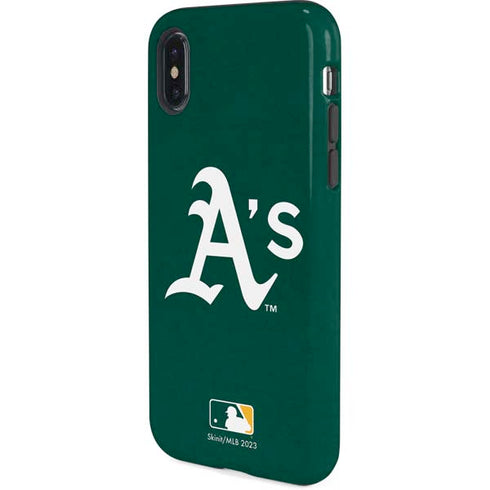 MLB Oakland Athletics - Solid Distressed iPhone X Pro Case