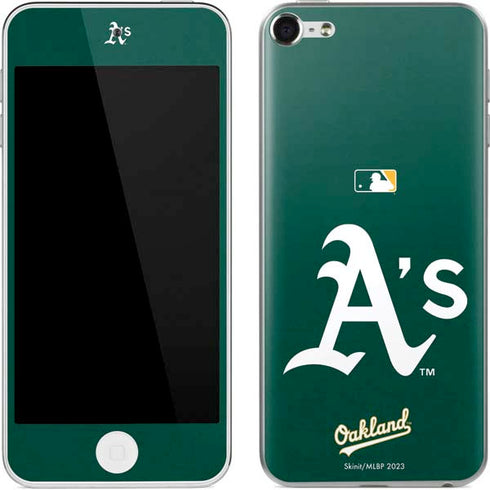 MLB Oakland Athletics - Solid Distressed Apple iPod Skin