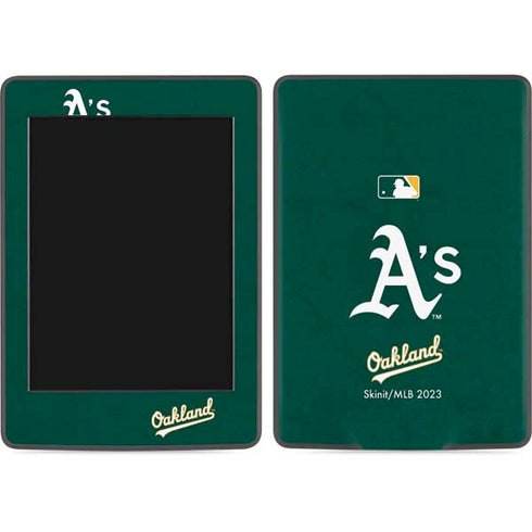 MLB Oakland Athletics - Solid Distressed Amazon Kindle Skin
